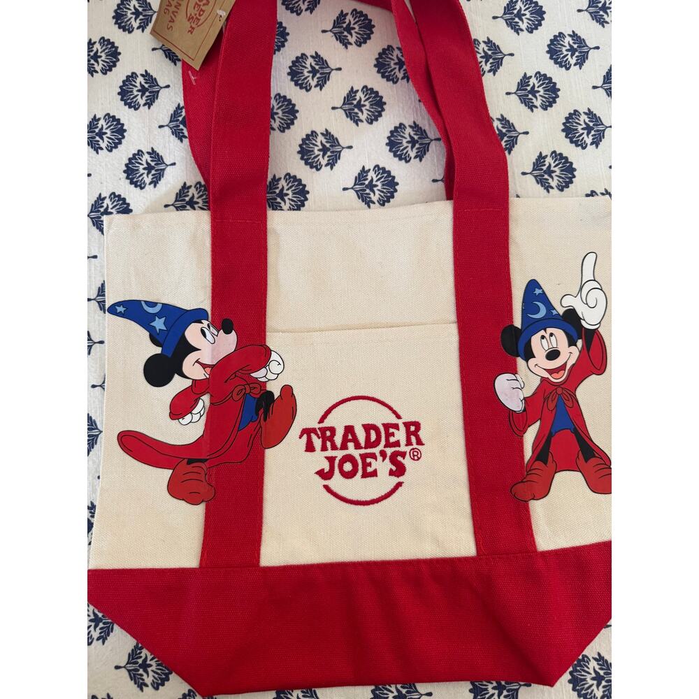 Disney Sorcerer Mickey Custom Made Trader Joes Mini Tote